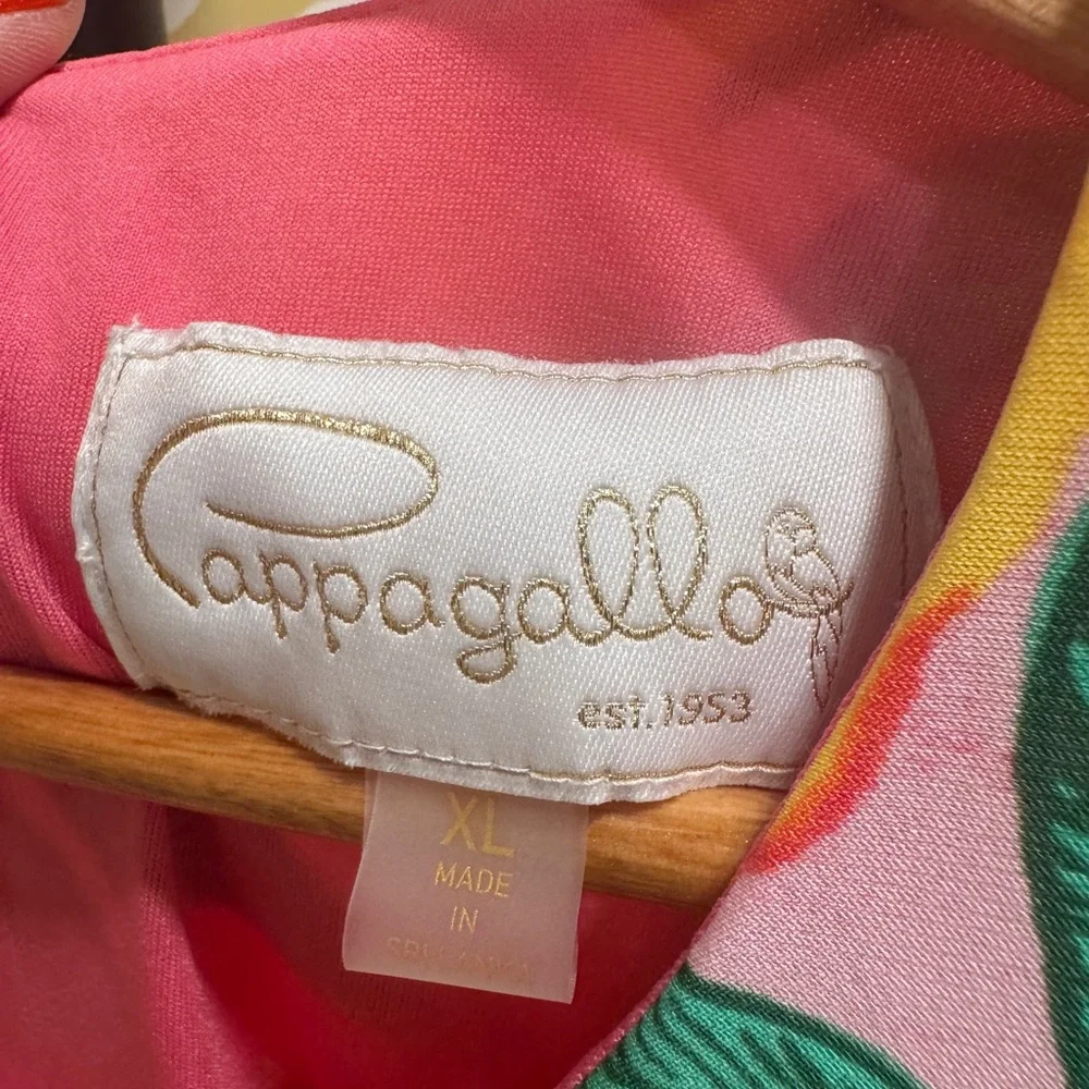 Pappagallo Vibrant Floral Sleeveless Dress - Picture 2 of 3